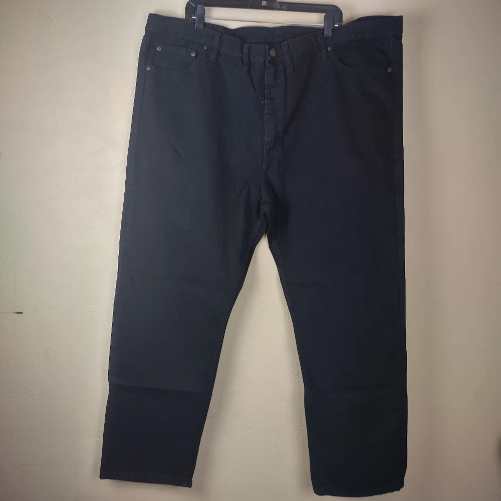Wrangler Relaxed fit Men’s‎ Jeans Black 5 Star Premium Denim Size 48x30 NWT